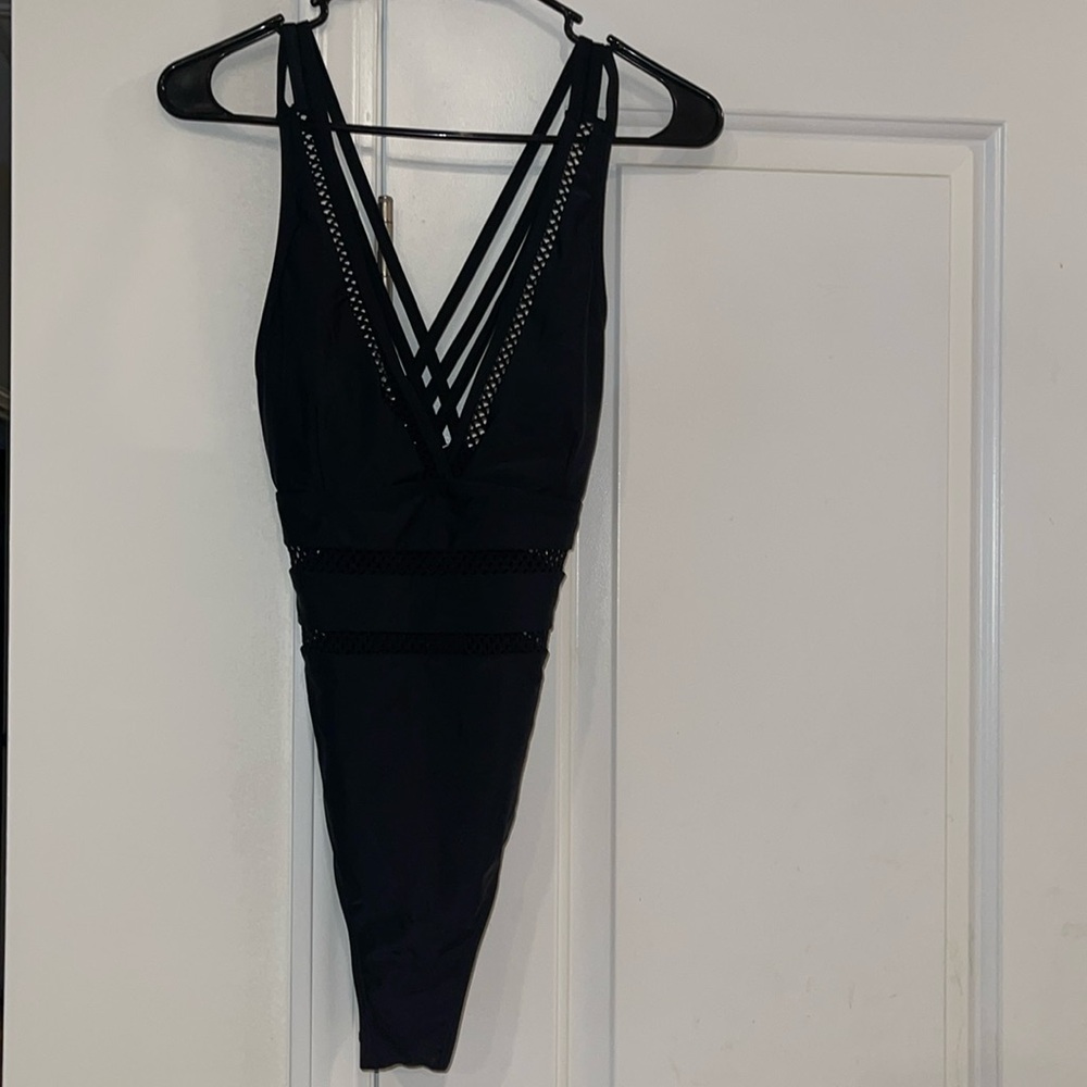One Piece Black Bathing Suit NWT’s